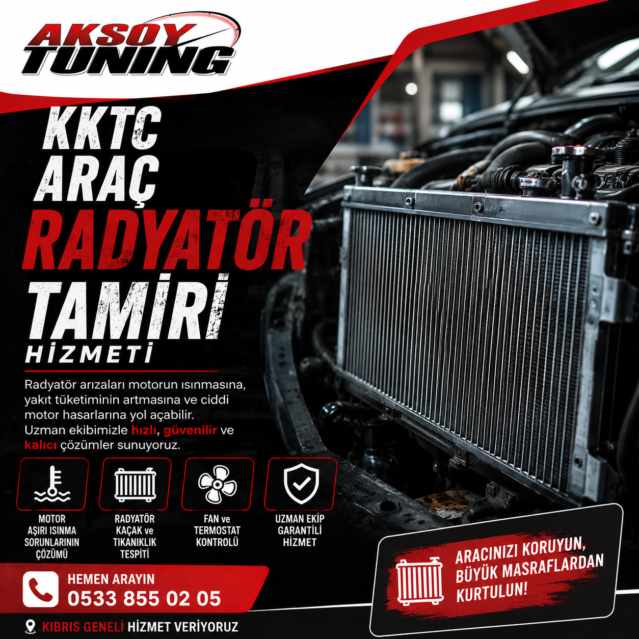 KKTC Araç Radyatör Tamiri
