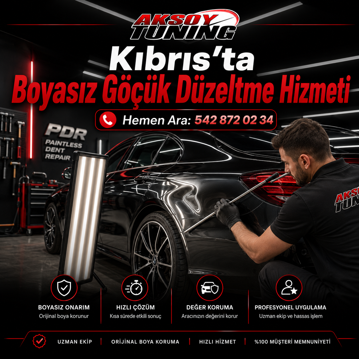 KKTC Boyasız Göçük Düzeltme Hizmeti