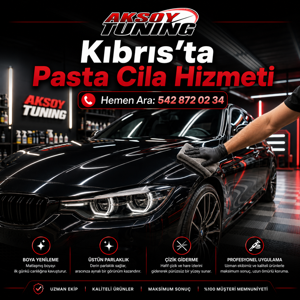 KKTC Araç Pasta Cila Hizmeti
