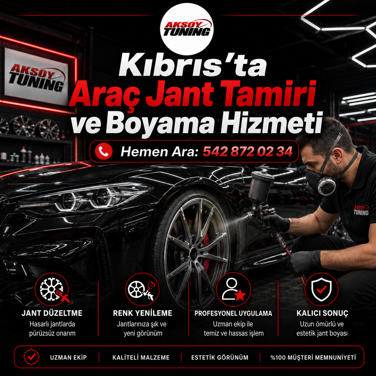 KKTC Araç Jant Tamiri ve Boyama Hizmeti
