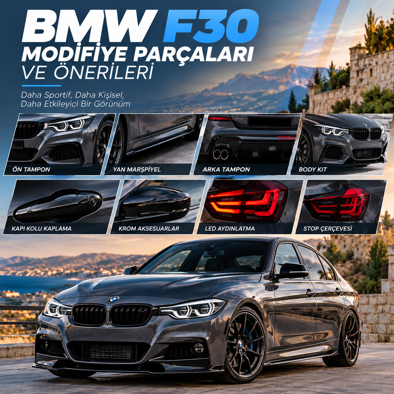 BMWF30 Modifiye Parçaları ve Önerileri Listesi