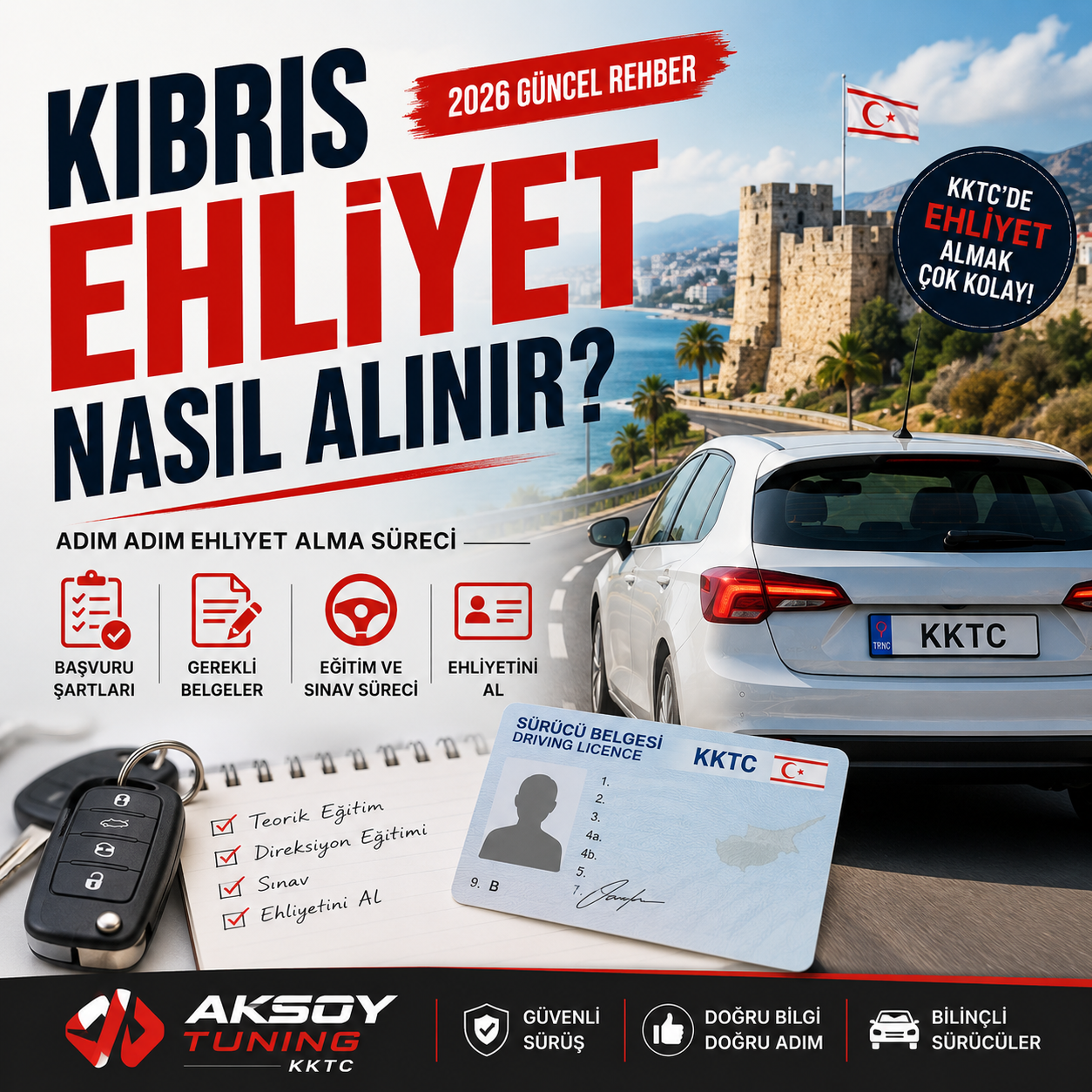 Kıbrıs Araç Ehliyeti Nasıl Alınır? 2026 Rehberi