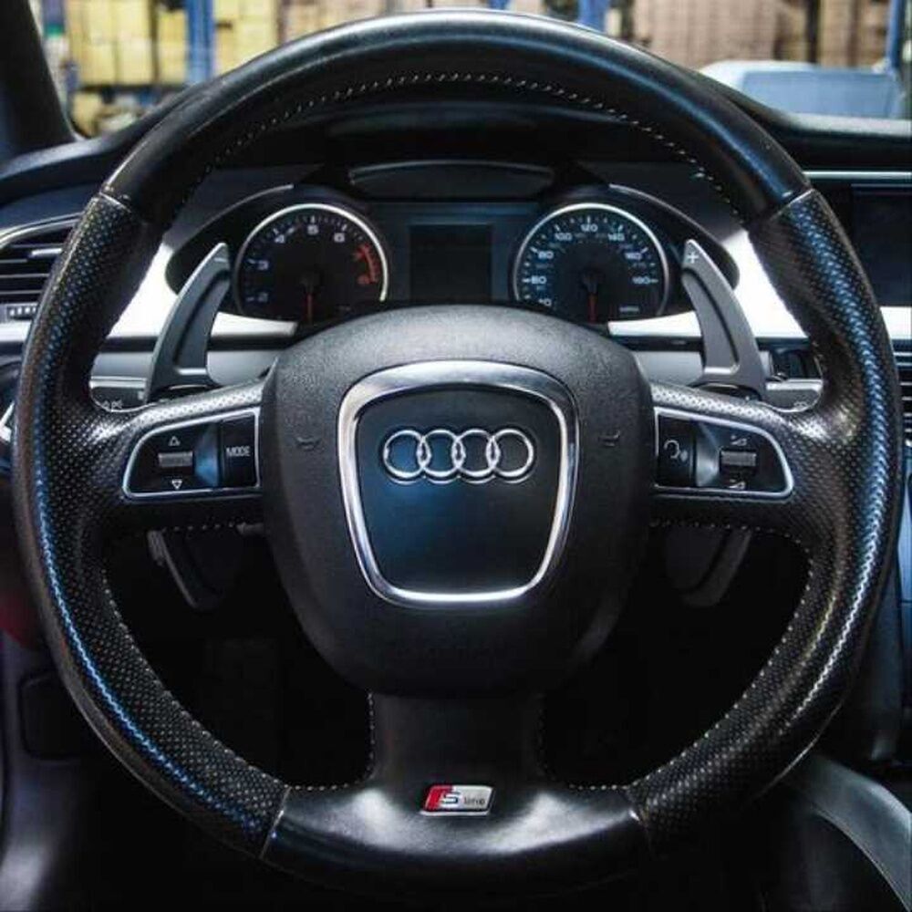 Audi A3 A4 A5 2013-2016  Uyumlu Paddle Shift Siyah (F1 Vites Pedal Kulakçık)