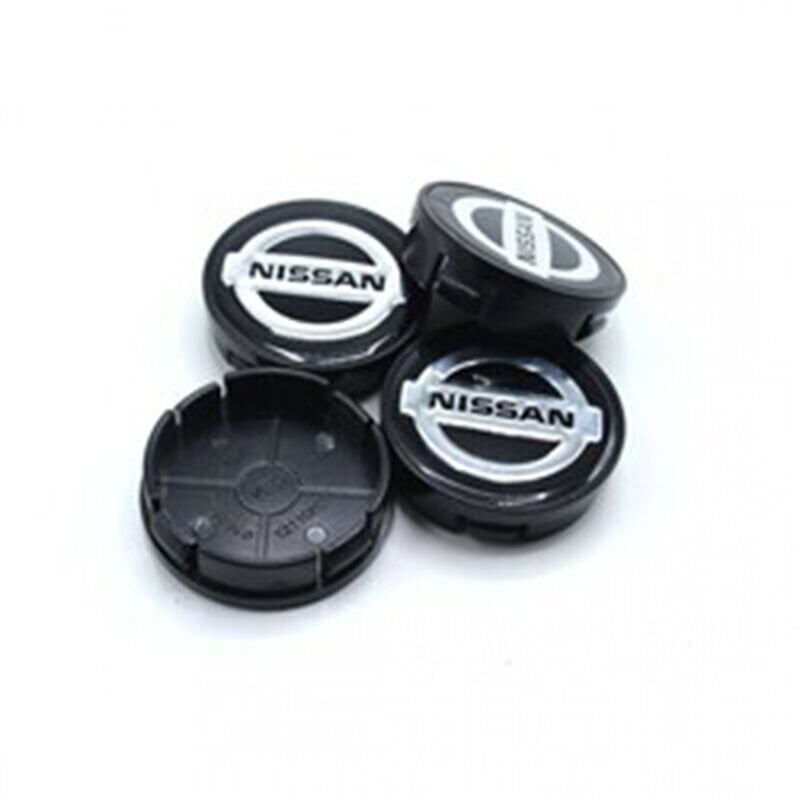 Nissan Uyumlu Geçmeli Siyah gri 55/58 mm Jant Göbeği