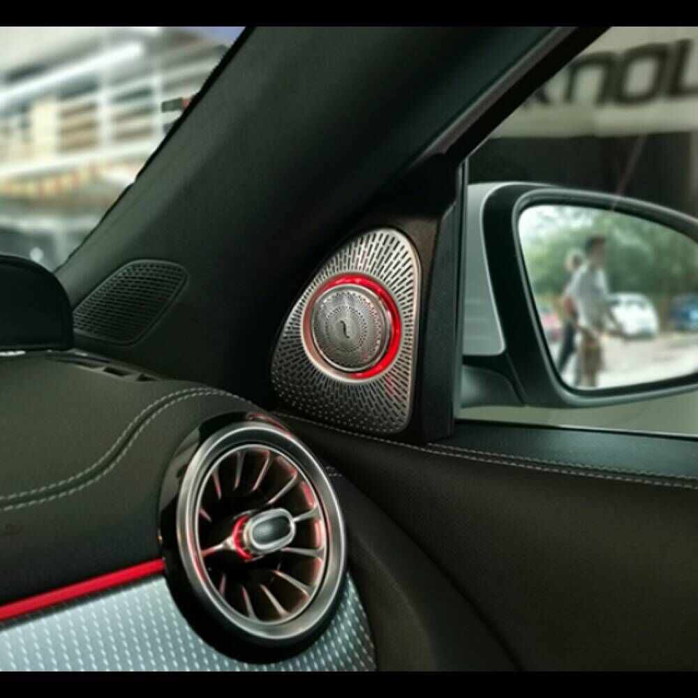 Mercedes GLB Serisi X247 2021+ Uyumlu Yedek Parça 3D Döner 3 veya 64 Renk Işıklı Tweeter
