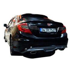 Honda Civic Fb7 Uyumlu 2012 - 16 Custom Arka Ek Plastik Boyasız