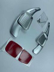 Audi A3 2017+ A4 2017+ A5 2017+  Uyumlu Yedek Parça Paddle Shift Silver (F1 Vites Pedal Kulakçığı)