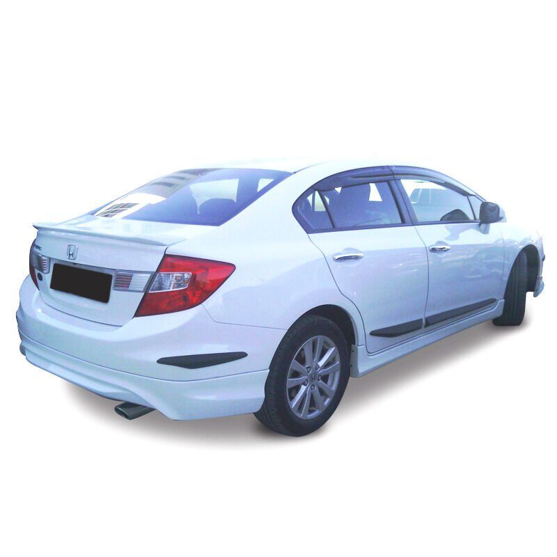 Honda Civic Fb7 Uyumlu 2012 - 16 Modulo Arka Ek Plastik Boyasız