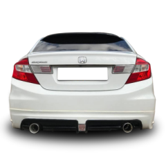 Honda Civic Fb7 Uyumlu 2012 - 16 Mugen RR Arka Ek Plastik Boyasız