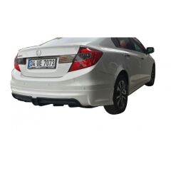 Honda Civic Fb7 Uyumlu 2012 - 16 Mugen RR Arka Ek Plastik Boyasız