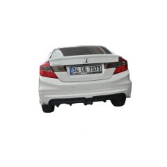 Honda Civic Fb7 Uyumlu 2012 - 16 Mugen RR Arka Ek Plastik Boyasız