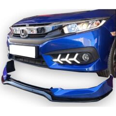 Honda Civic Fc5 Uyumlu 2016 - 19 Mugen Ön Ek Plastik Boyasız