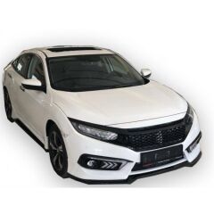 Honda Civic Fc5 Uyumlu Yedek Parça 2016 - 19 Mugen Ön Ek Plastik Boyasız