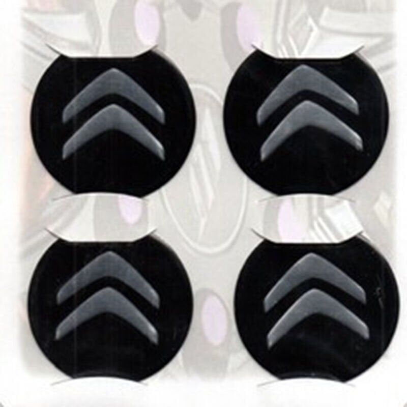 Citroen Siyah Uyumlu Yedek Parça  Alüminyum Yapıştırma Jant Göbeği 4Lü 60mm