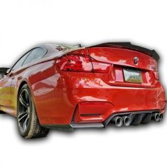 Bmw F80 M3 2012-2018 Uyumlu Vorsteiner Köşe Flaplar Fiber Boyalı