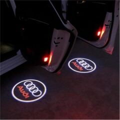 Audi Uyumlu Kapı Altı Delmeli Hayalet Logo