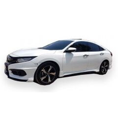 Honda Civic Fc5 Uyumlu 2016 - 19 Turbo Ön Ek Plastik Boyasız