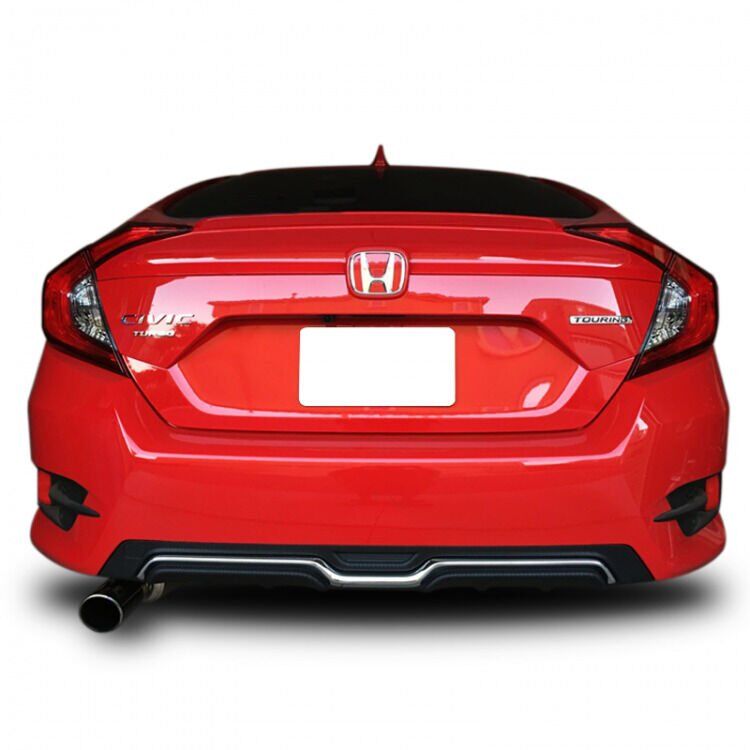 Honda Civic Fc5 Uyumlu Yedek Parça 2016 - 2021 Custom Difüzör Plastik Boyasız