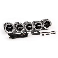 Mercedes C W205 2014+ / GLC W253 2015+ Uyumlu Yedek Parça Işıklı Ön Havalandırma ( 3 Renk )