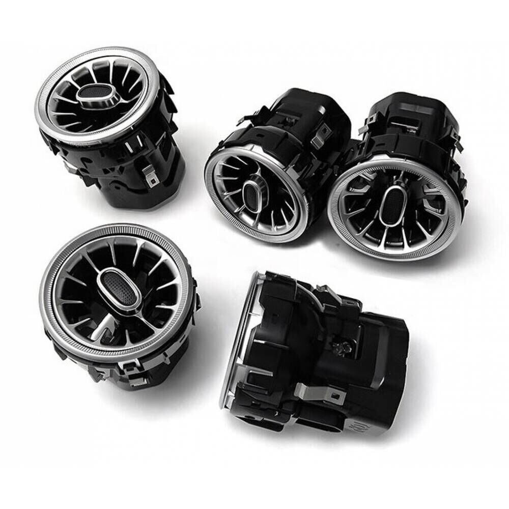 Mercedes C W205 2014+ / GLC W253 2015+ Uyumlu Yedek Parça Işıklı Ön Havalandırma ( 64 Renk )