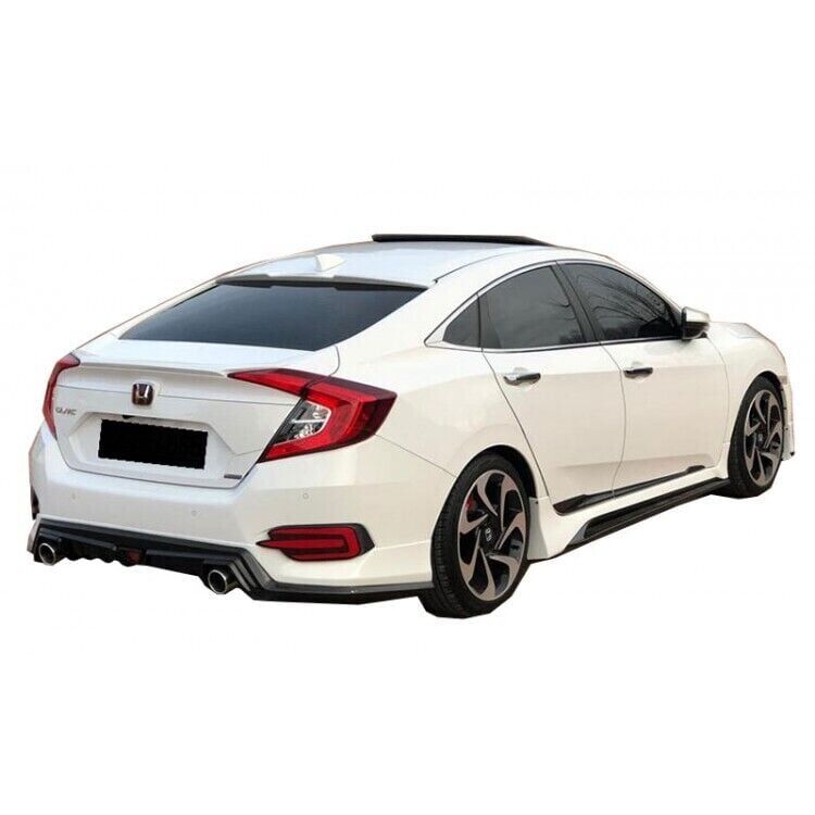 Honda Civic Fc5 Uyumlu 2016 - 2021 Mugen Marşpiyel Plastik Boyasız