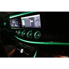 Mercedes E W213 2016-2020 Uyumlu Işıklı Ön Havalandırma (3 veya 64 Renk Ayarlanabilir)