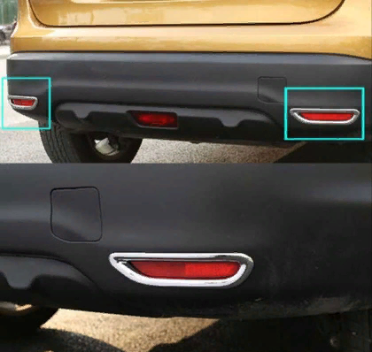 Nissan Qashqai 2016-2018 Uyumlu Yedek Parça Arka Sis Nikelajı (makyajsız Kasa)