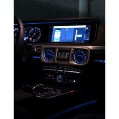 Mercedes G W463 2018+ Uyumlu 64 Renk Ön Havalandırma Işıklı + Modül