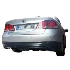 Honda Civic Fd6 Uyumlu 2006 - 2012 Custom Arka Ek Plastik Boyasız