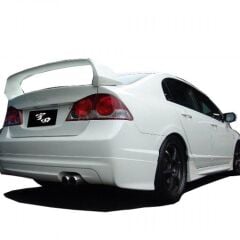 Honda Civic Fd6 Uyumlu 2006 - 2012 Mugen Arka Ek Plastik Boyasız
