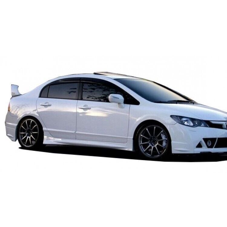 Honda Civic Fd6 Uyumlu 2006 - 2012 Mugen Marşpiyel Plastik Boyasız