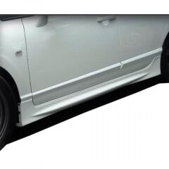 Honda Civic Fd6 Uyumlu 2006 - 2012 Mugen Marşpiyel Plastik Boyasız