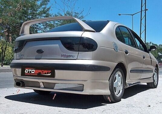 Renault Megane 1 Uyumlu Yedek Parça Arka Tampon Eki