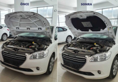 Peugeot Uyumlu Yedek Parça  301 & Citroen C Elysee 2012-2019 Kaput İzolatörü (ab Standartına Uygun)