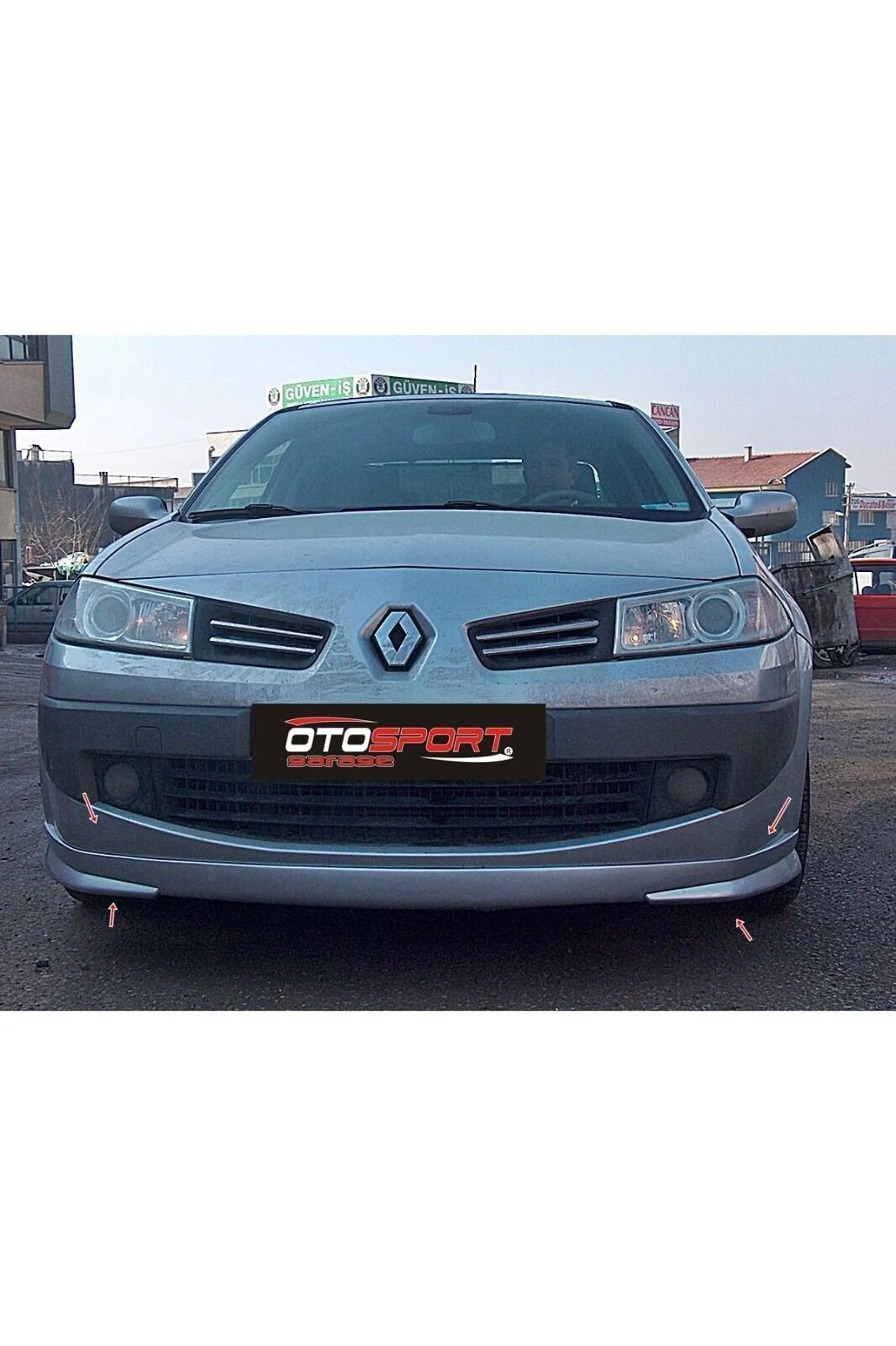 Renault Megane 2 Sedan Uyumlu Yedek Parça Ön Tampon Eki