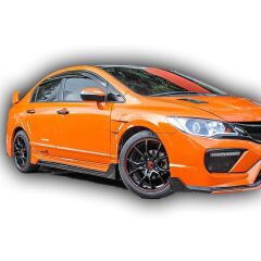 Honda Civic Fd6 Uyumlu 2006 - 2012 Type-R X Marşpiyel Plastik Boyasız