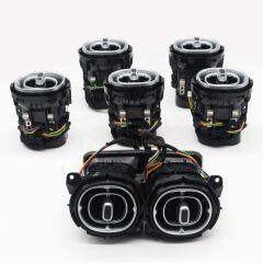 Mercedes C W206 2021+ Uyumlu Yedek Parça Işıklı Arka Havalandırma 64 Renk