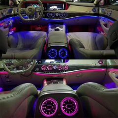 Mercedes S W222 2015-2020 Uyumlu Yedek Parça Arka Işıklı Havalandırma