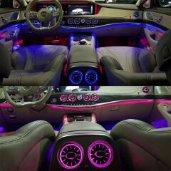 Mercedes S W222 2015-2020 Uyumlu Arka Işıklı Havalandırma