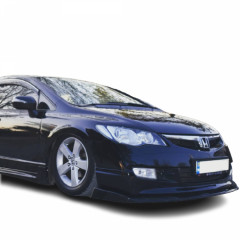Honda Civic Fd6 Uyumlu 2010 - 2012 Mugen Ön Lip (3 Parça) Plastik Boyasız