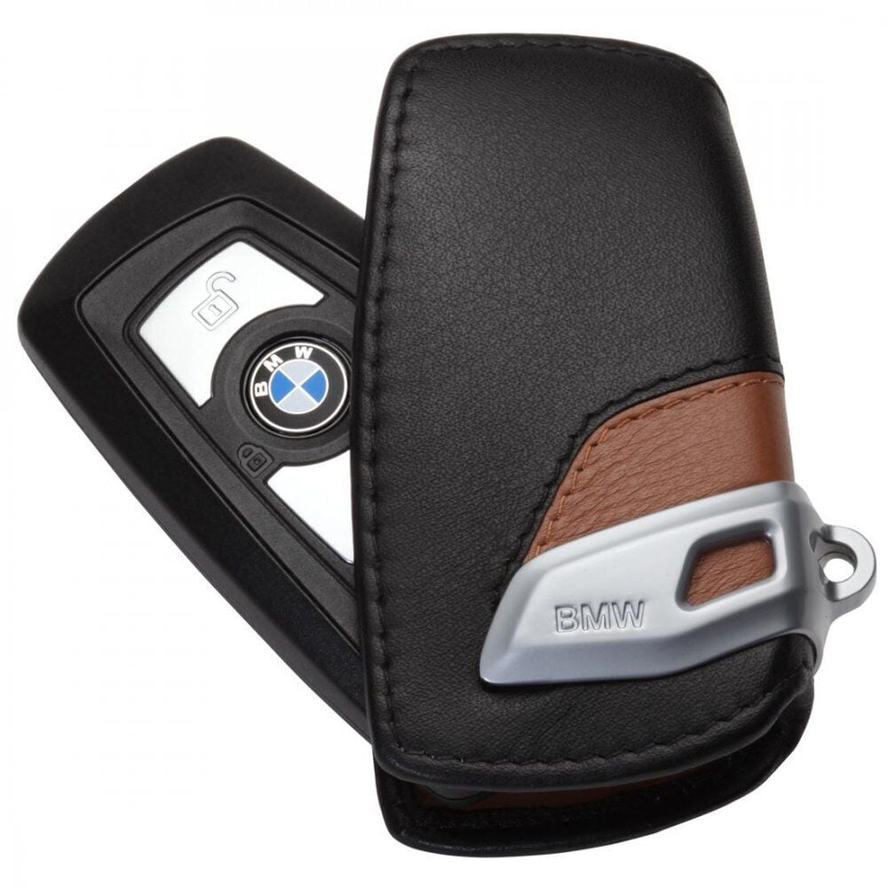 Bmw F30 Uyumlu  Deri Kumanda Kabı Kahverengi