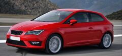 Seat Leon 2013-2017 Uyumlu FR Ön Tampon Panjur Set (Sis Dahil)