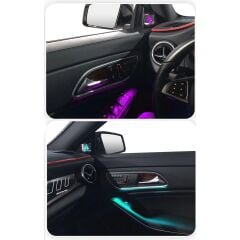 Mercedes B W246 (2012-2016) / A W176 (2014-2018) / CLA W117 (2014-2018) GLA W156 (2014+) Uyumlu Yedek Parça 12 Renk İç Ambiyans Aydınlatma