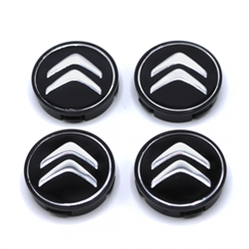 Citroen Siyah Uyumlu 55/58 mm Jant Göbeği