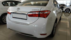 Toyota Corolla 2013-2016 Uyumlu Arka Tampon Alt Kaplama Nikelaj