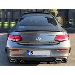 C205 Coupe AMG Spoiler Parlak Siyah