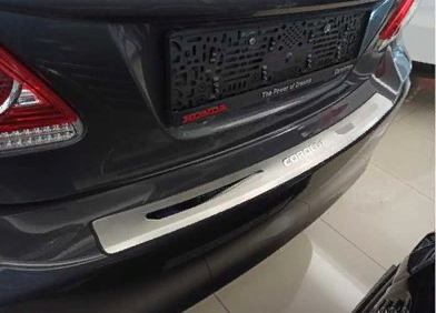 Toyota Corolla 2013-2016 Uyumlu Arka Tampon Üst Kaplama Kalın Model