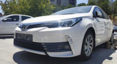 Toyota Corolla 2013-2016 Uyumlu Ön Sis Çıta Kaplama Nikelaj 2 Parça