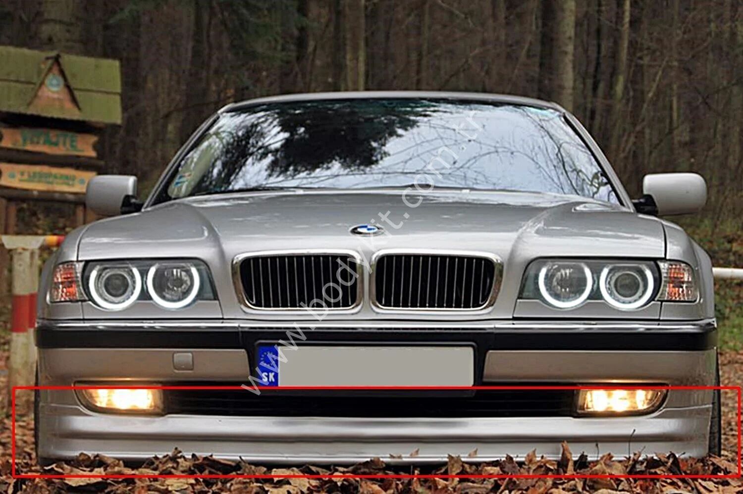 BMW E38 Uyumlu Yedek Parça Ön Tampon Eki