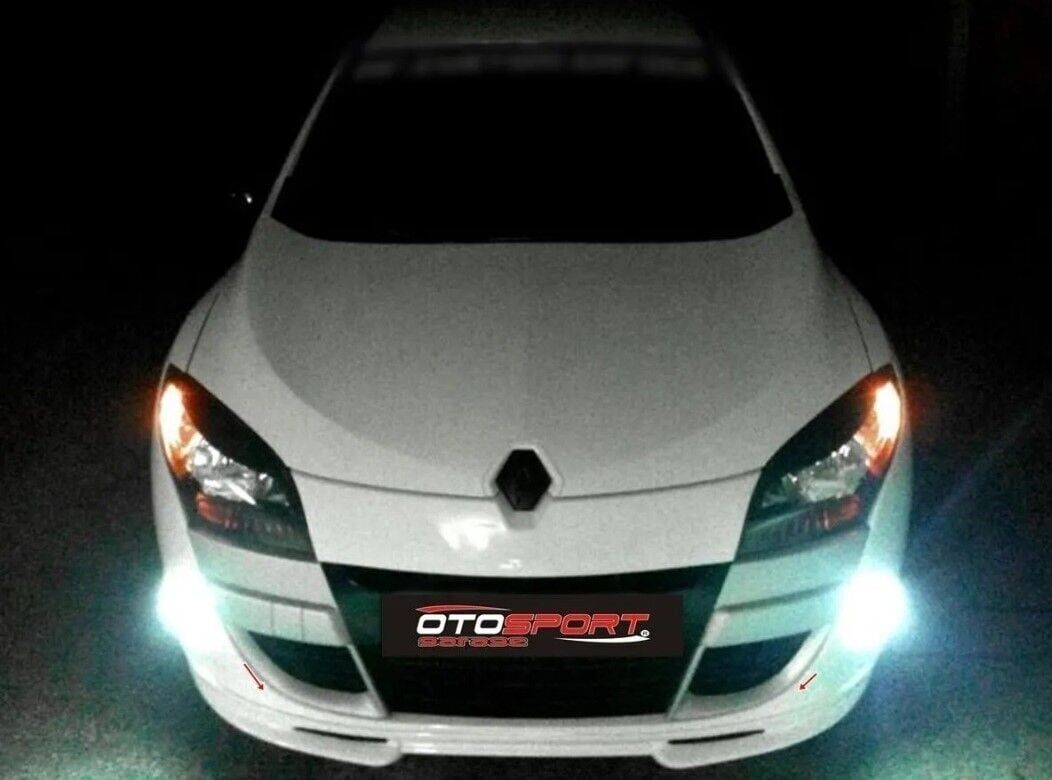 Renault Megane 3 HB Uyumlu Yedek Parça Delikli Ön Tampon Eki